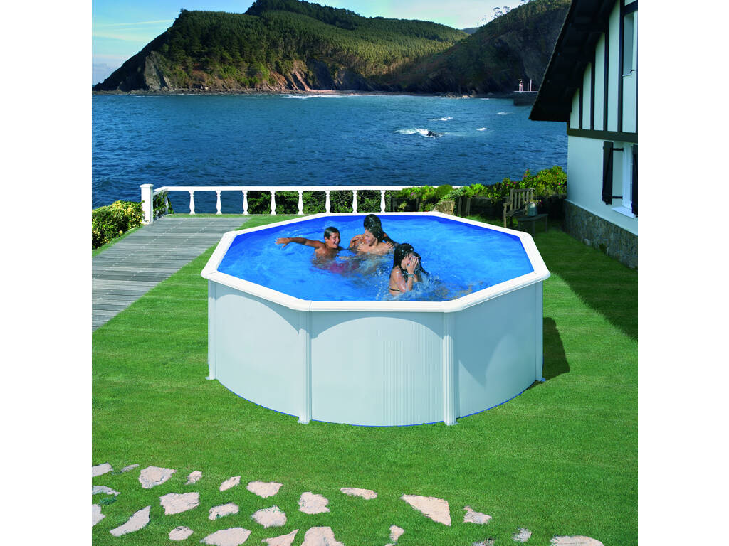 Piscina Circolare Fidji 460x120 cm.Gre KIT460ECO