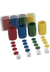 Acessórios Jogo de Tabuleiro Parchis - Jogo da Clória 4 Jogadores Cayro 74/!