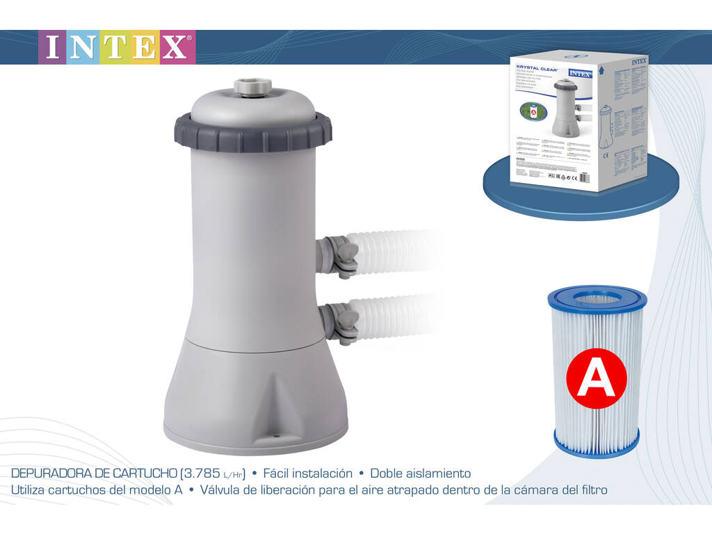 Pompa Filtro da 3.785 l/h Intex 28638