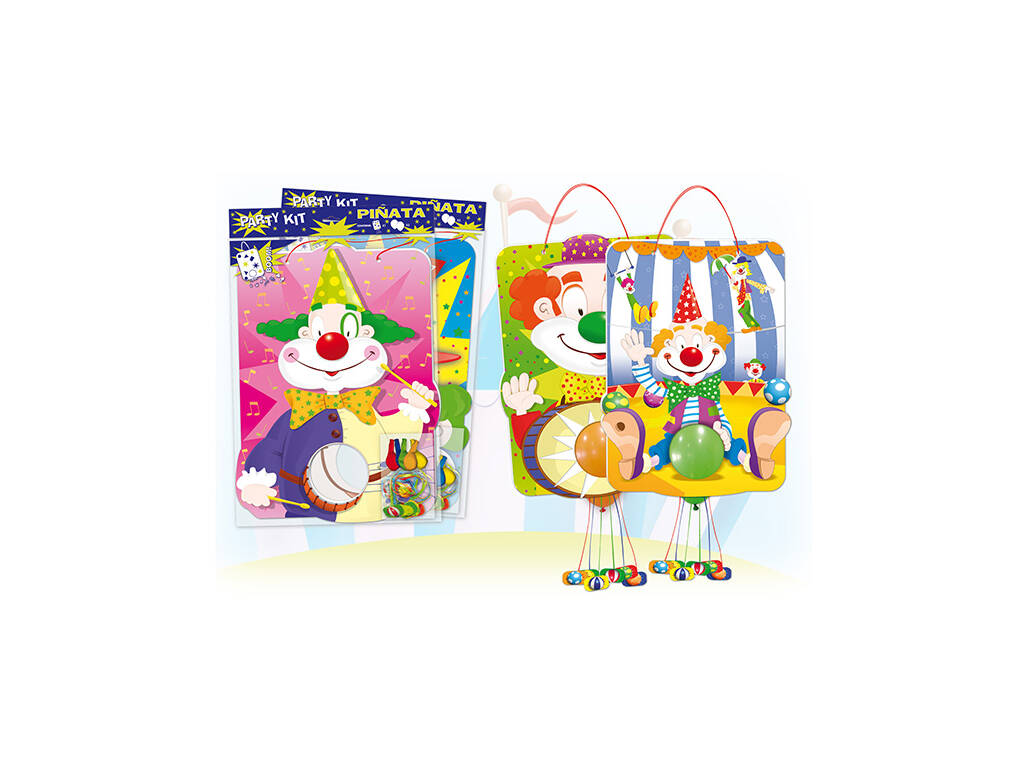 Piñata de Clown avec Ballons Globolandia 5311