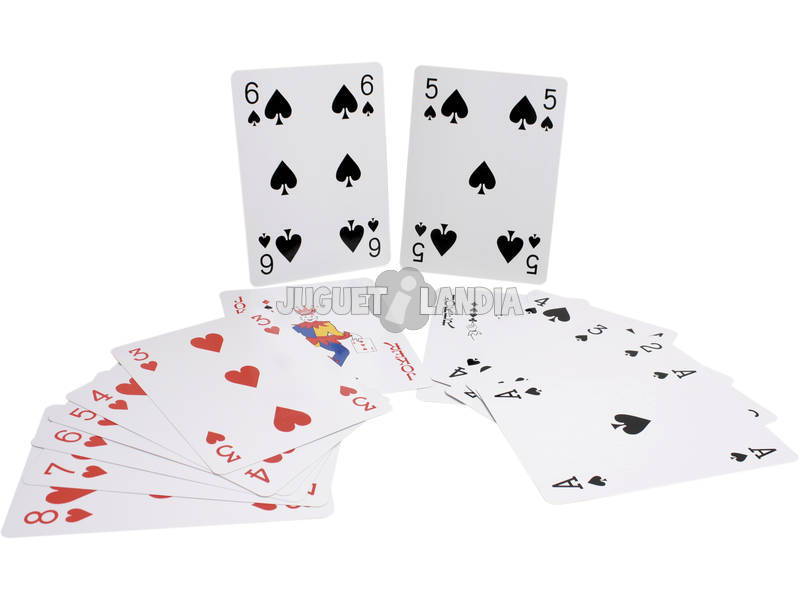 Cartas De Póquer Grandes 20x28 cm.