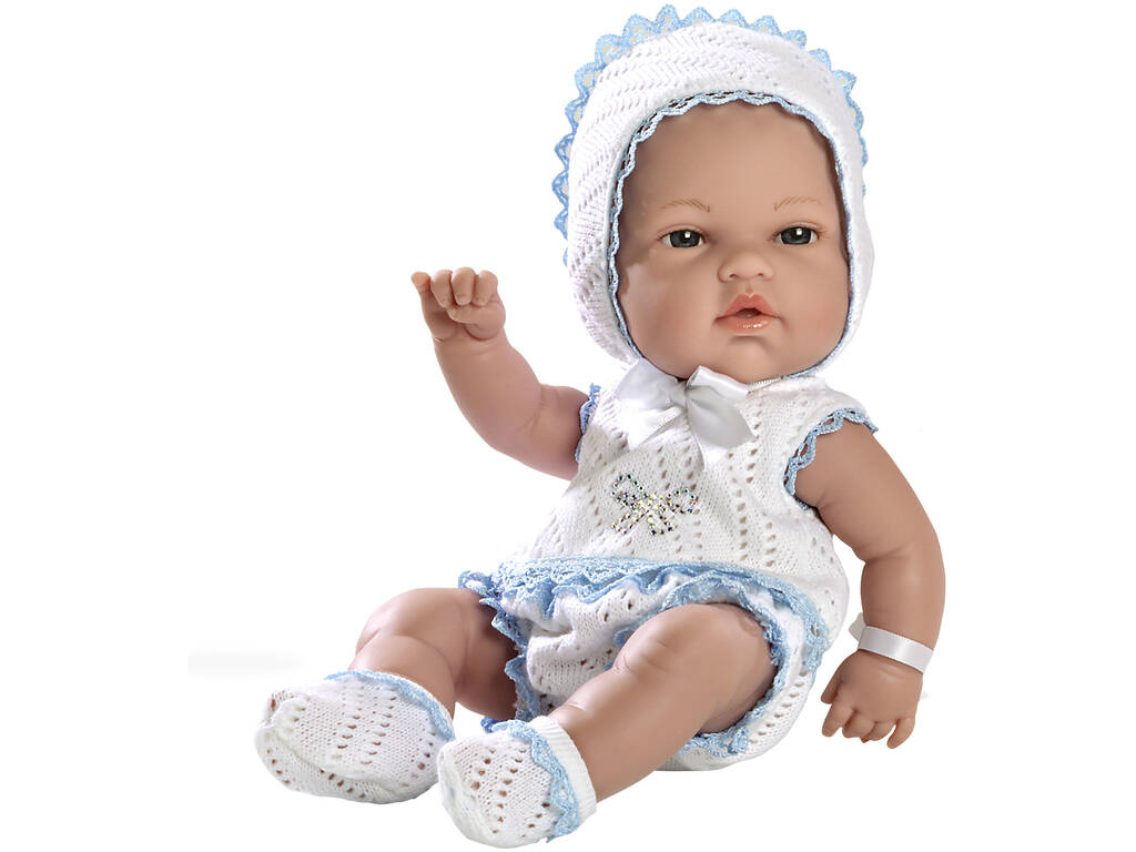 Boneca 33cm Ed. Lim. Swarovski Elegance Natal Azul