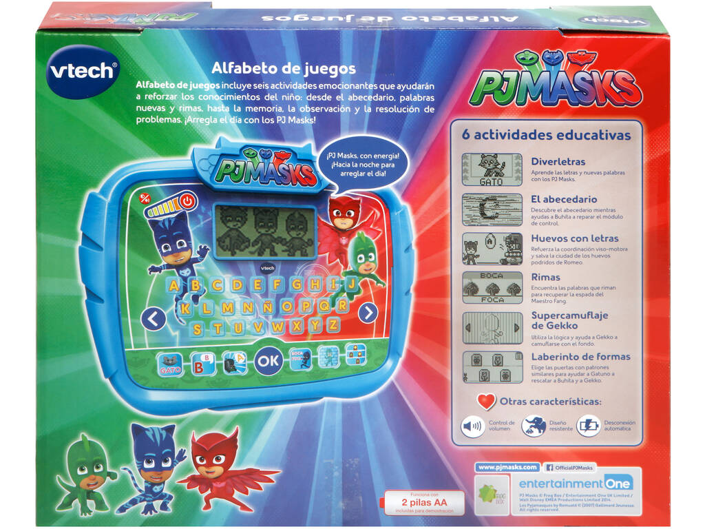 Alfabeto para brincar Pj Mask Vtech 175922