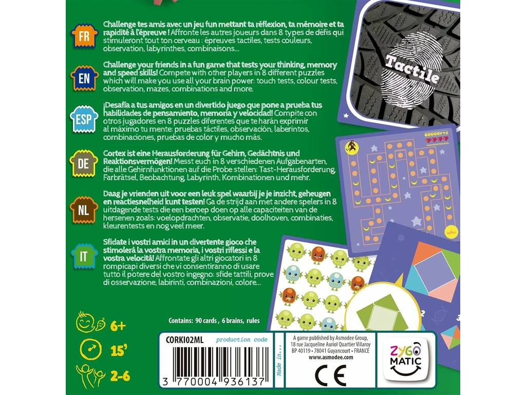 Cortex 2 Kids Challenge Asmodee CMCOKI02