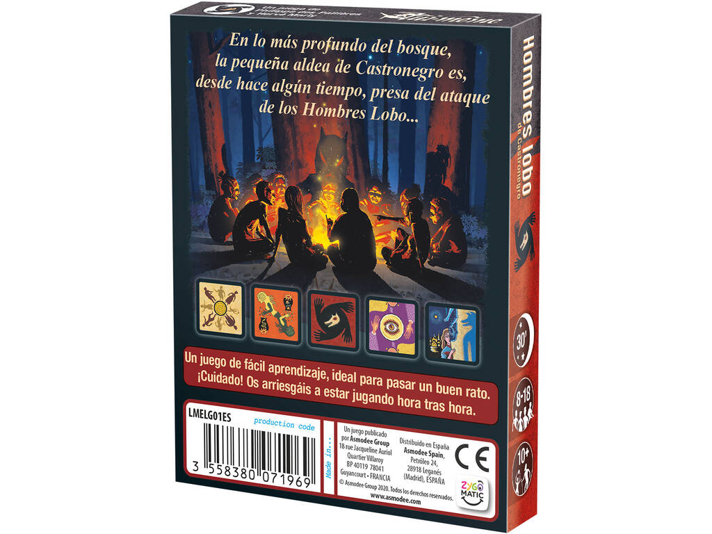 Les Loups-garous de Castronegro Asmodee LOB01ES