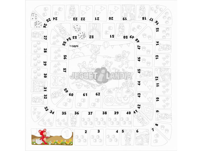 Gioco di Manualità Art Play Gioco dell'Oca e Orsi Cayro 816