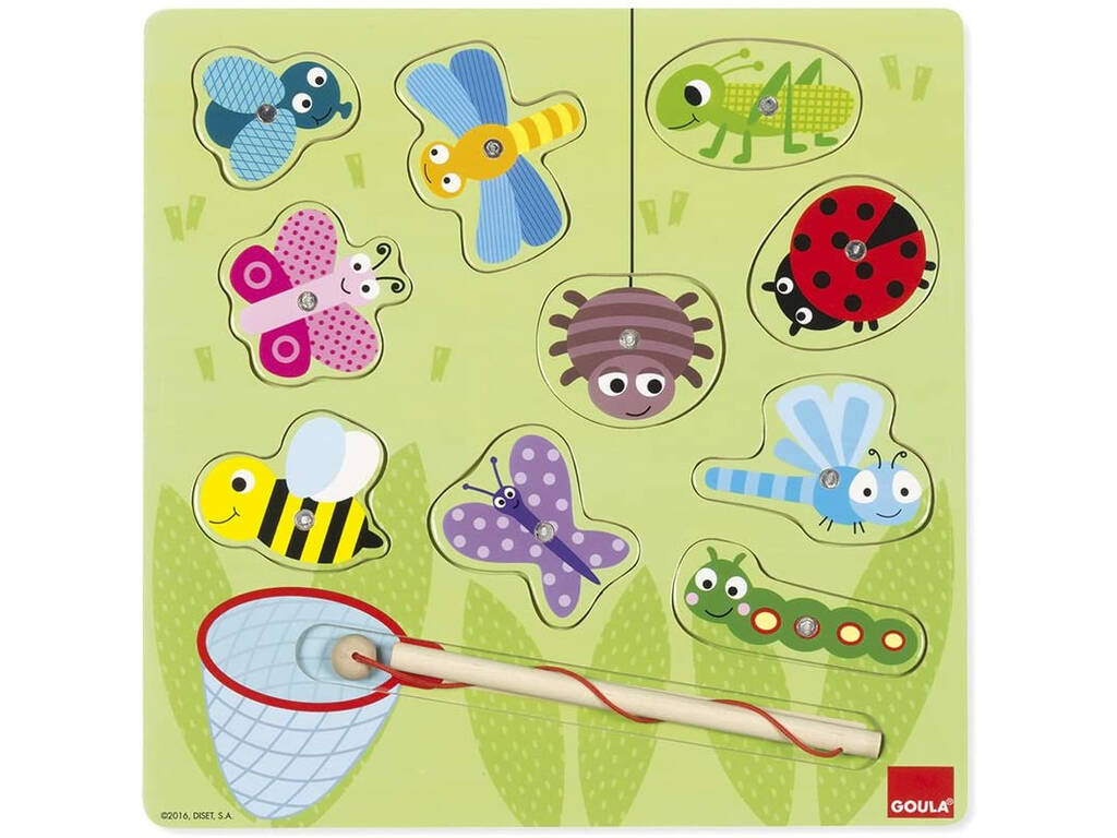 Puzzle Petites bêtes magnétique Goula 53134