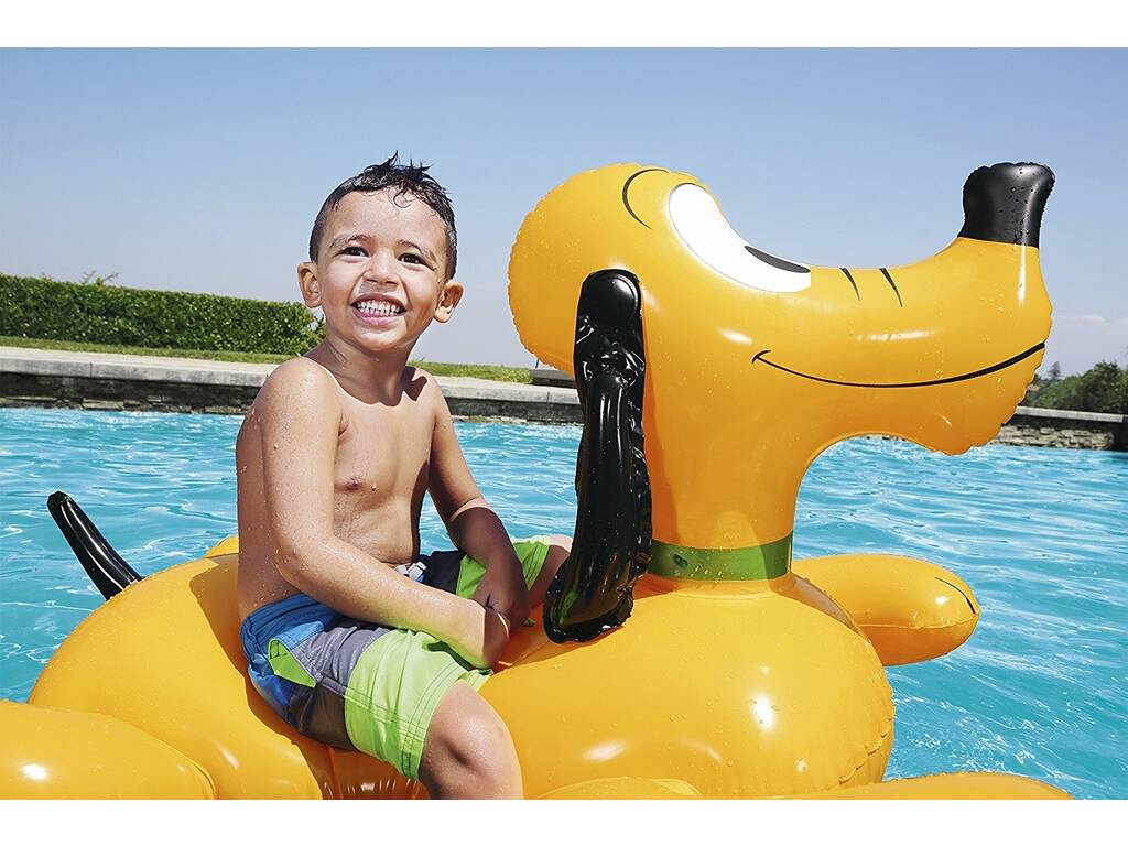 Micket et Ses Amis Top Départ Pluto Gonflable 117x107 cm. Bestway 91074