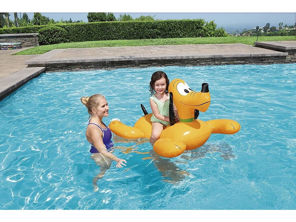 Micket et Ses Amis Top Départ Pluto Gonflable 117x107 cm. Bestway 91074