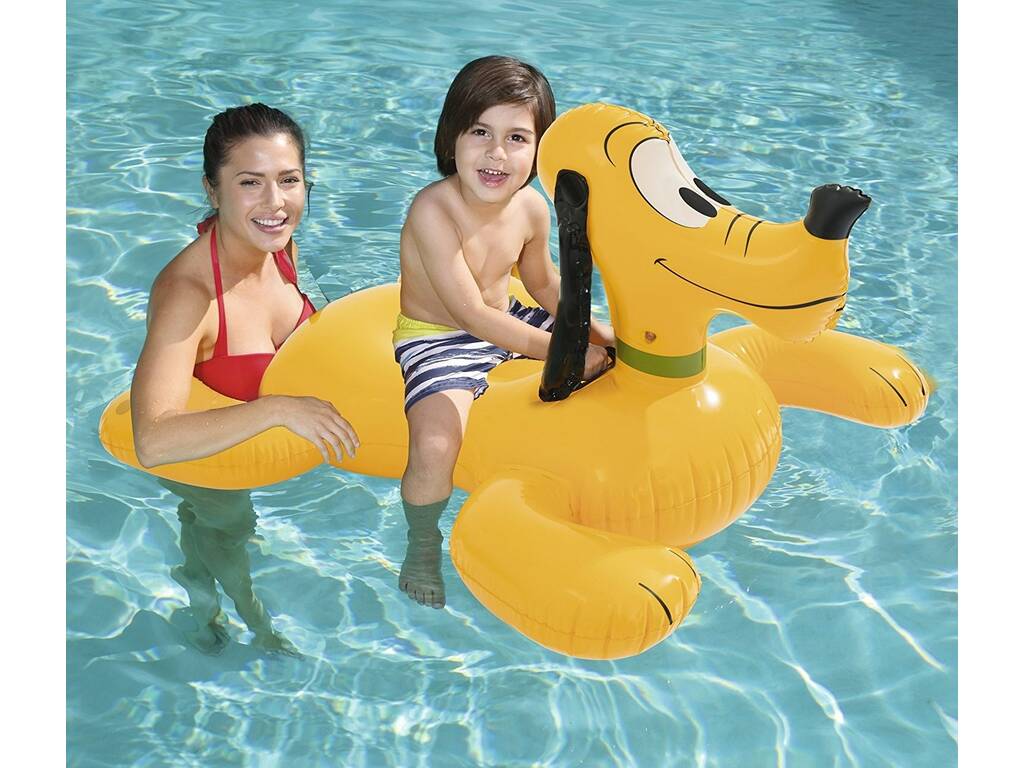 Micket et Ses Amis Top Départ Pluto Gonflable 117x107 cm. Bestway 91074