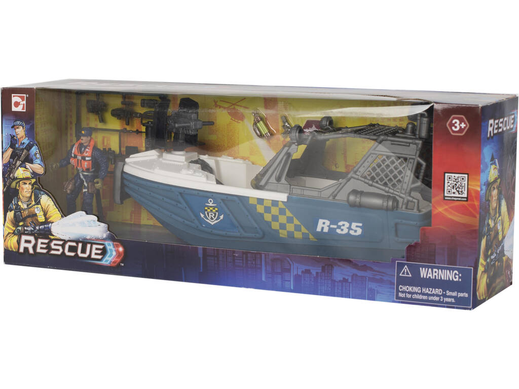 Pack Veicolo Soccorso Squad con Figura e Accessori