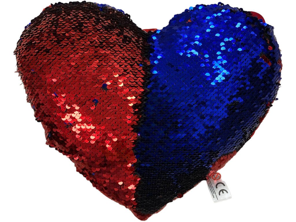 Cuscino Cuore con Pailette 30 cm. Llopis 18171