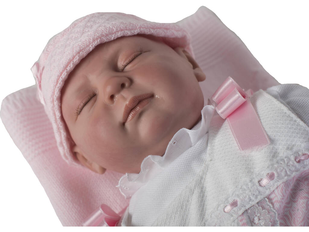 Bambola Reborn Baby 52 cm con Occhi Chiusi Berbesa 5303