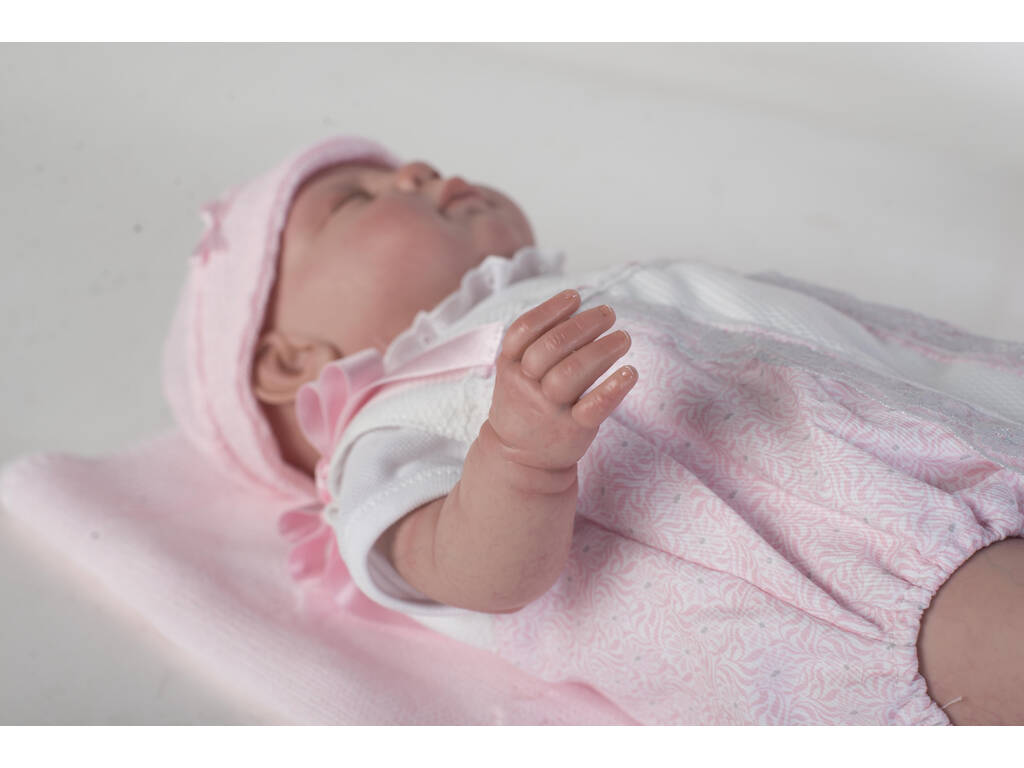 Bambola Reborn Baby 52 cm con Occhi Chiusi Berbesa 5303