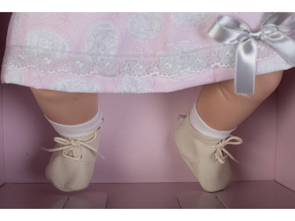 Bambola Baby Dulzona 62 cm. Llorona Giacca Grigia Berbesa 8043