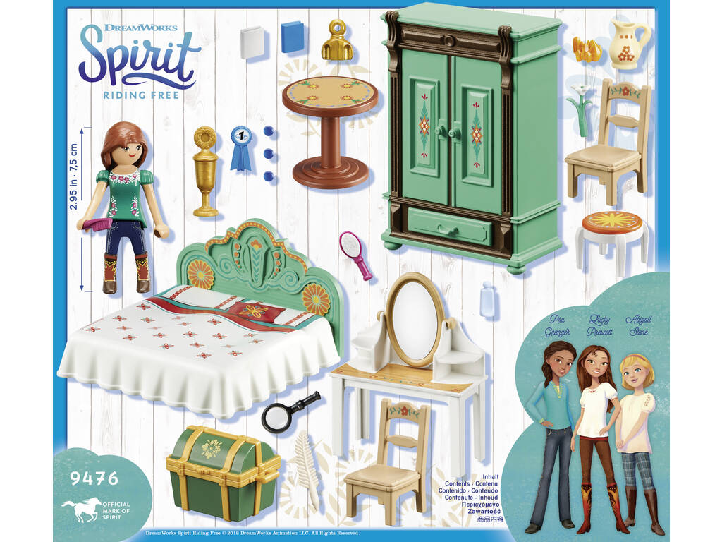 Playmobil Spirit Habitacion de Lucky 9476
