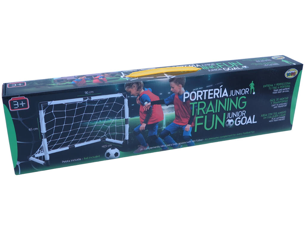 Station de Jeux Football Porterie 90x65x40.5 cm. Et Ballon 