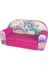 Canapé pour Enfants Licorne 42x76x35 cm.
