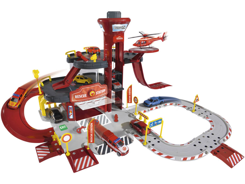 Majorette Creatix Estação de Resgate 5 Veículos Simba 2050019