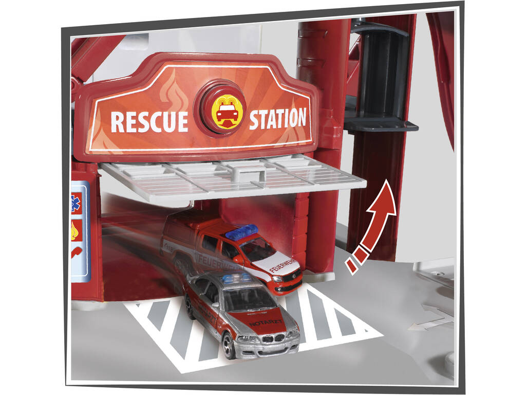 Majorette Creatix Estação de Resgate 5 Veículos Simba 2050019
