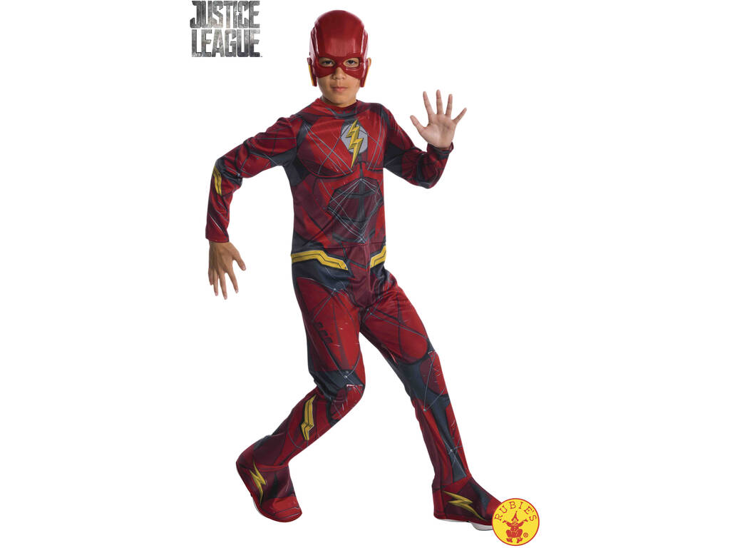 Disfarce para Crianças Flash Liga da Liga da Justiça Tamanho L Rubies 630861-L