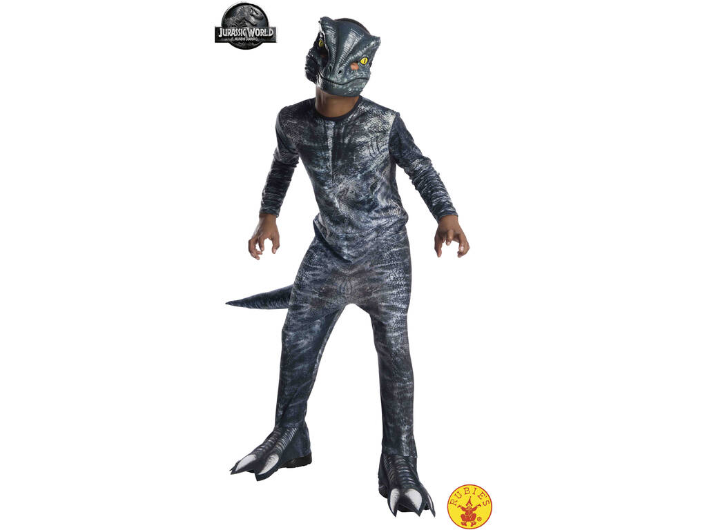 Déguisement Enfant Velociraptor Blue Classic Taille M Rubies 641180-M