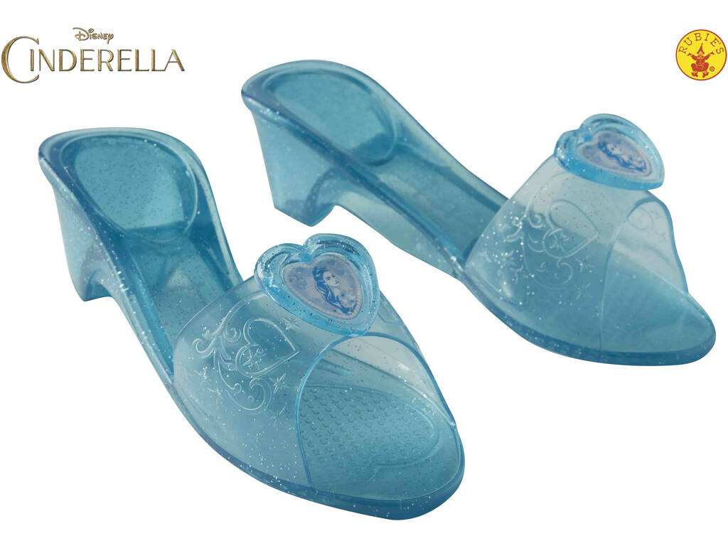 Scarpette con tacco di Cenerentola Live Action Rubies 32531