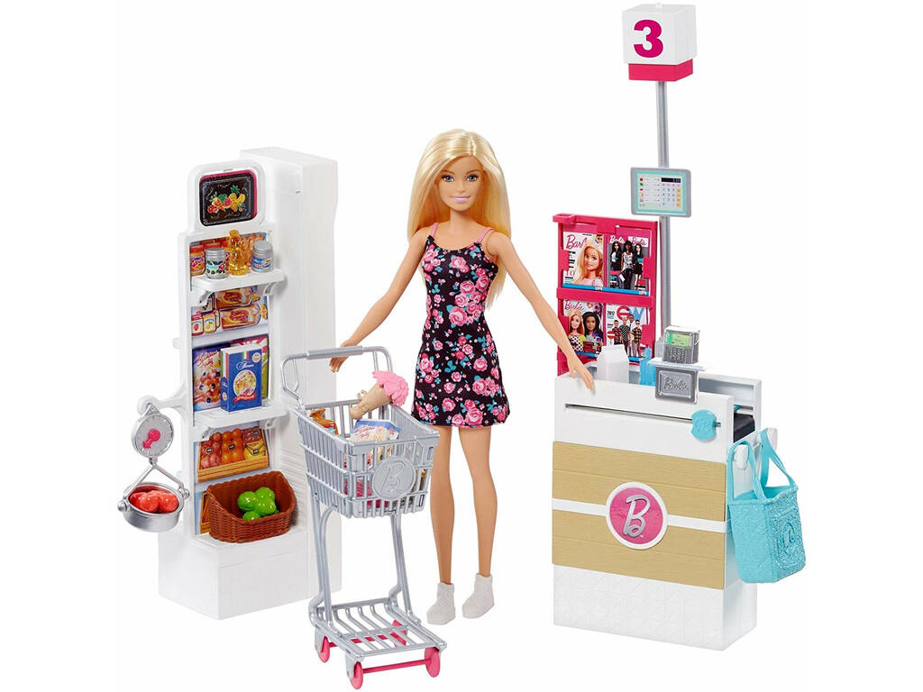 Barbie On Va au Supermarché Mattel FRP01