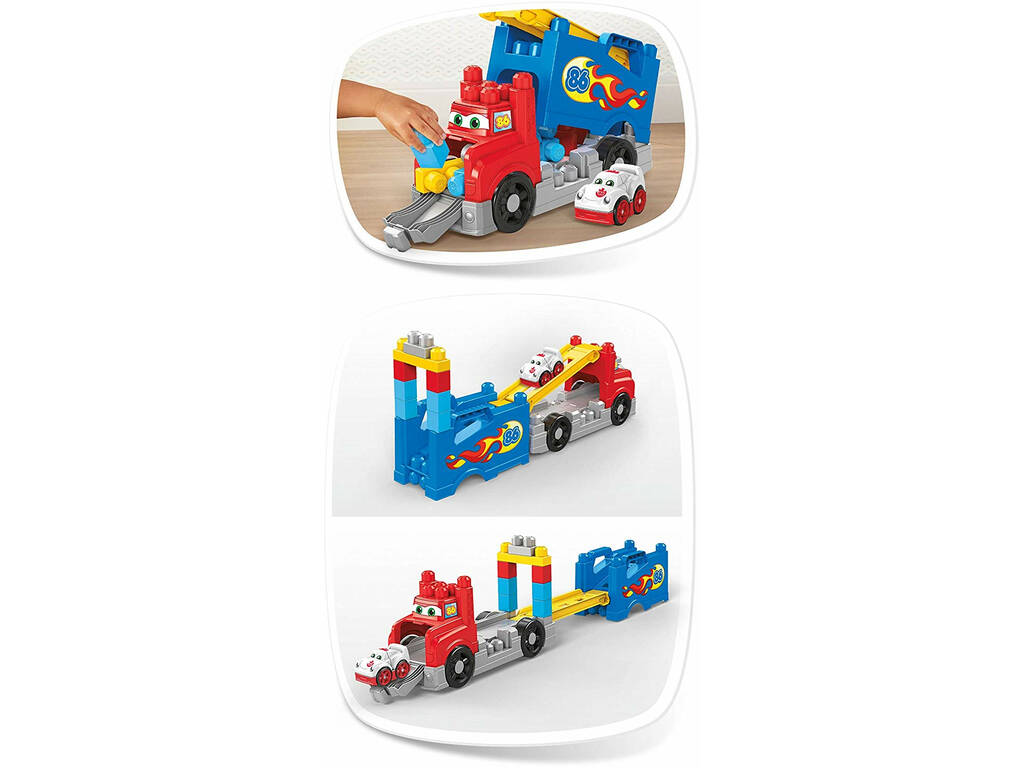 Mega Bloks Mega Camion Corse e Costruzioni Mattel FVJ01
