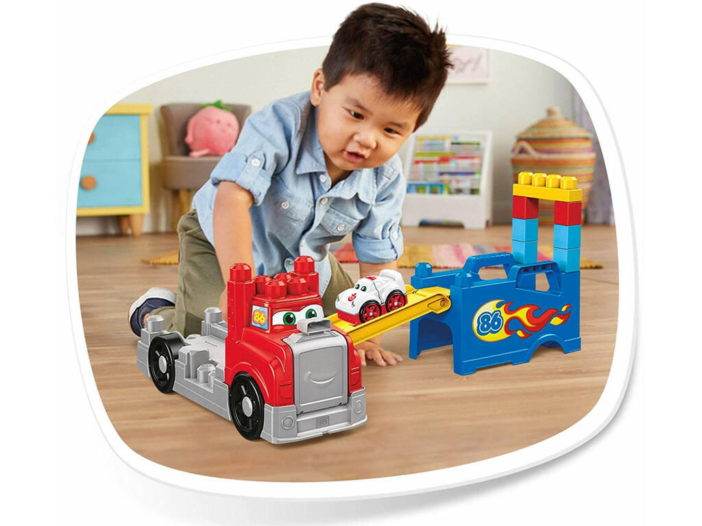 Mega Bloks Mega Camion Corse e Costruzioni Mattel FVJ01