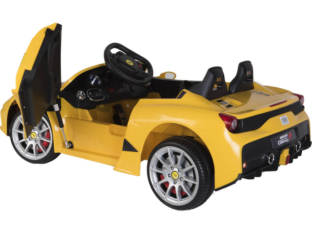 Carro Desportivo Amarelo Comando 6v.