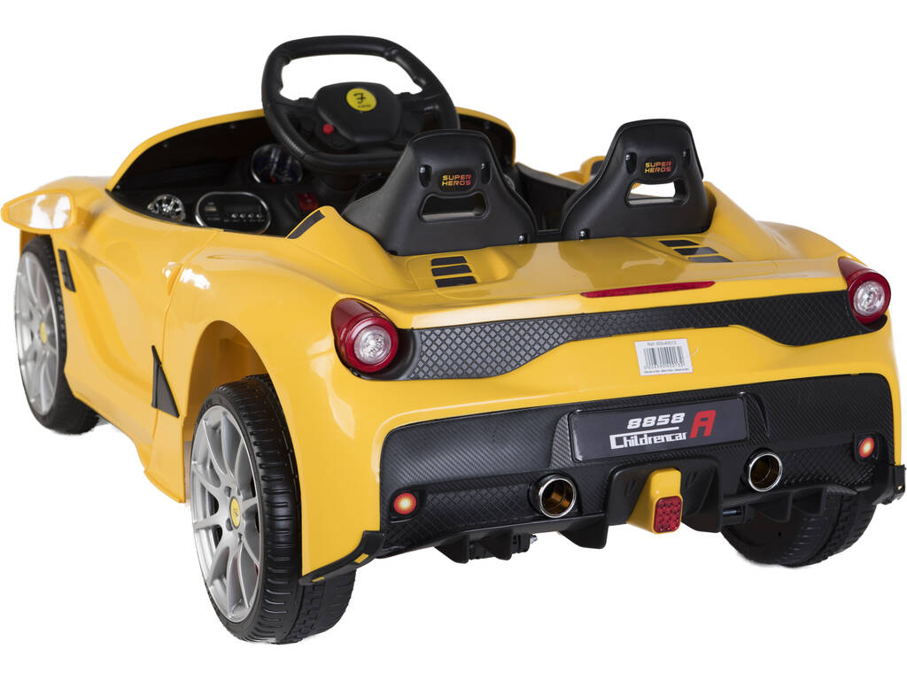 Carro Desportivo Amarelo Comando 6v.