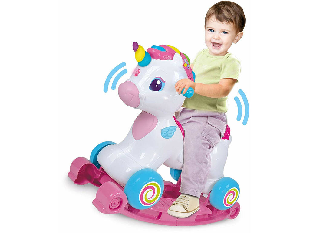 L'Unicorno Dondolo Bilingue 3 in 1 Clementoni 61764