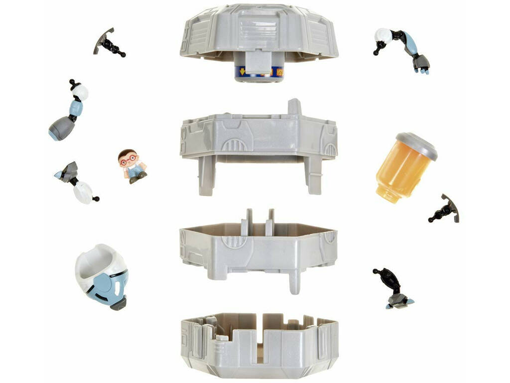 Ready 2 Robot Capsula con Figura Sorpresa e Accessori Giochi Preziosi RED04000