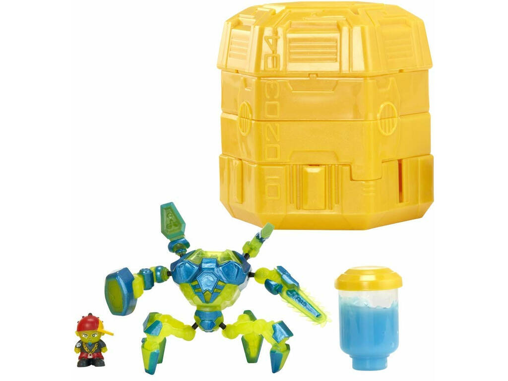 Ready 2 Robot Capsula con Figura Sorpresa e Accessori Giochi Preziosi RED04000