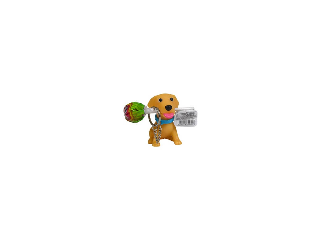 Porte-clé Petit Chien avec Candy Top Bâton Miguelañez 136290