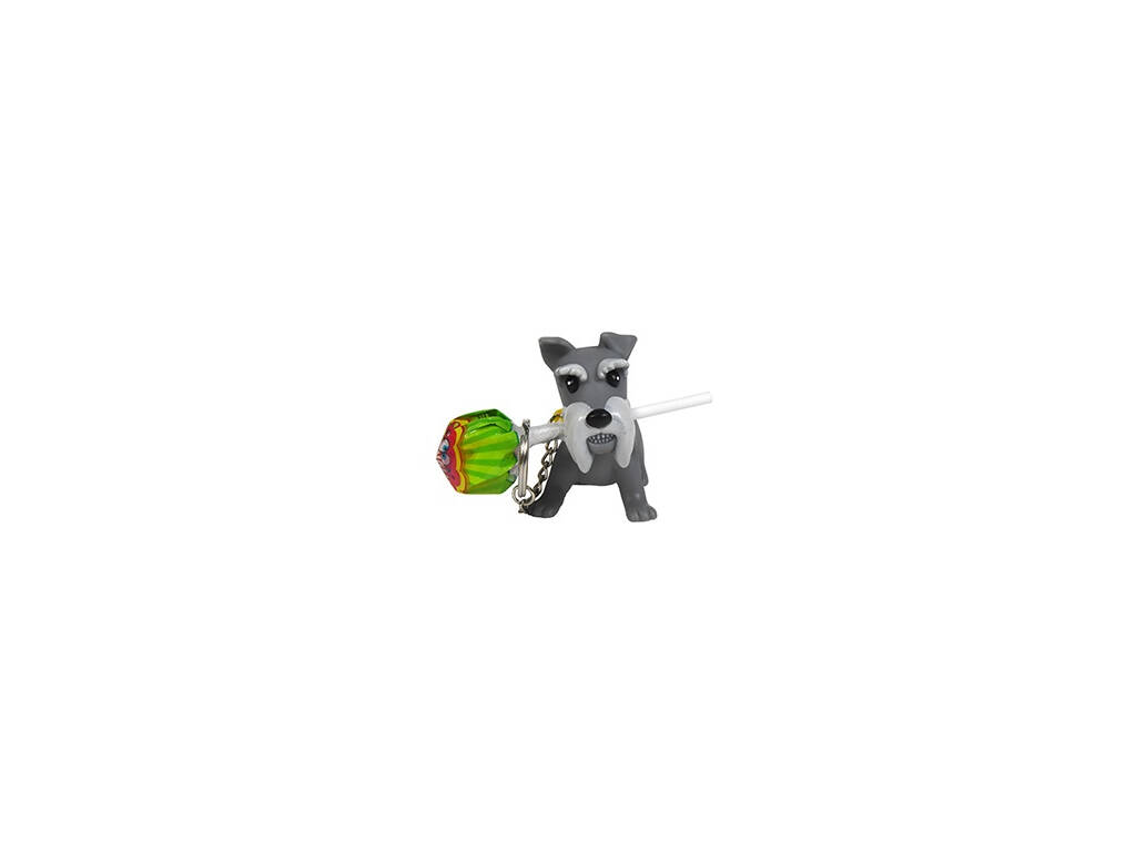 Porte-clé Petit Chien avec Candy Top Bâton Miguelañez 136290