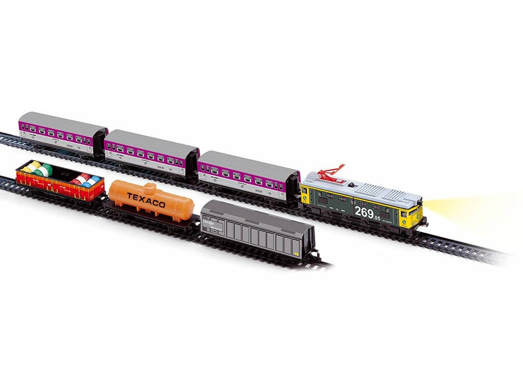 Train Électrique Voyageurs et Marchandises Pequetren 900