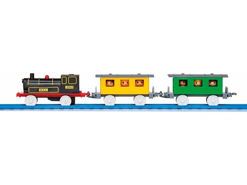 Train Électrique pour Enfants avec Blocs de Construction Pequetren 2002