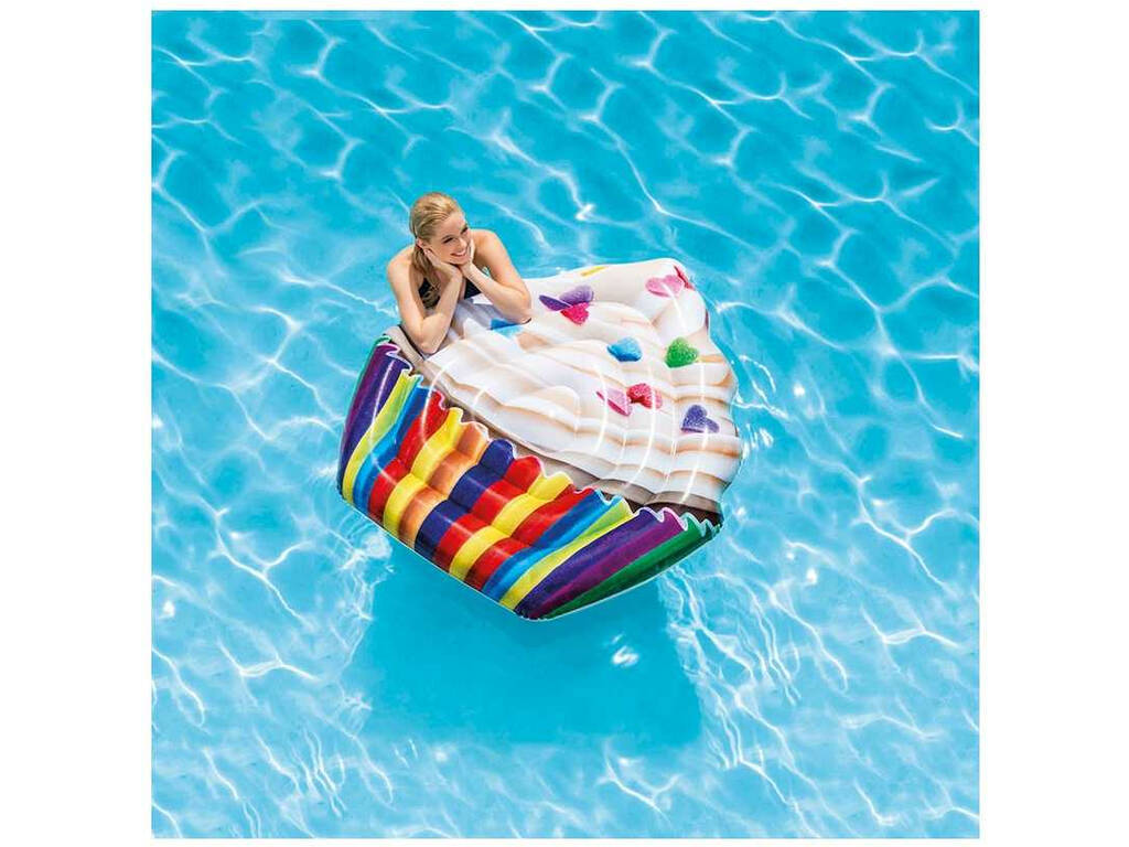 INTEX Materassino Cupcake-Stampa Realistica Intex 58770