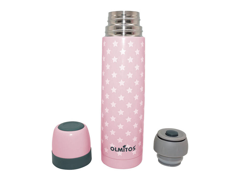 Thermos 500 ml Acier Stars Rose Olmitos 114