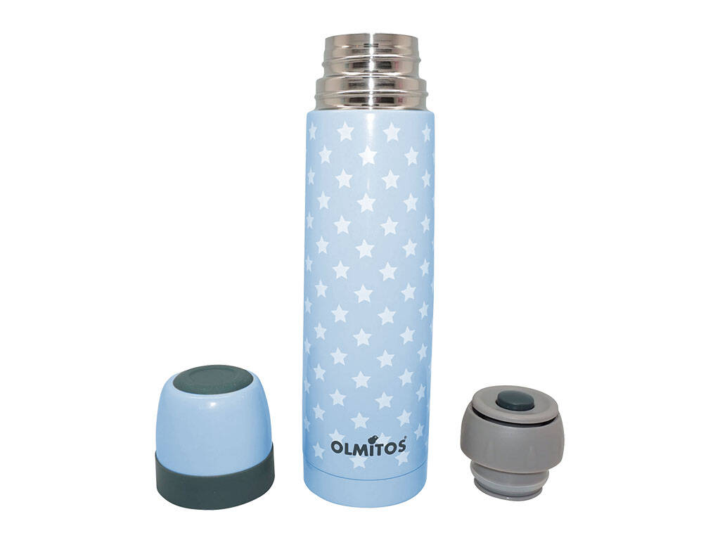 Termo 500 ml Aço Stars Azul Olmitos 112