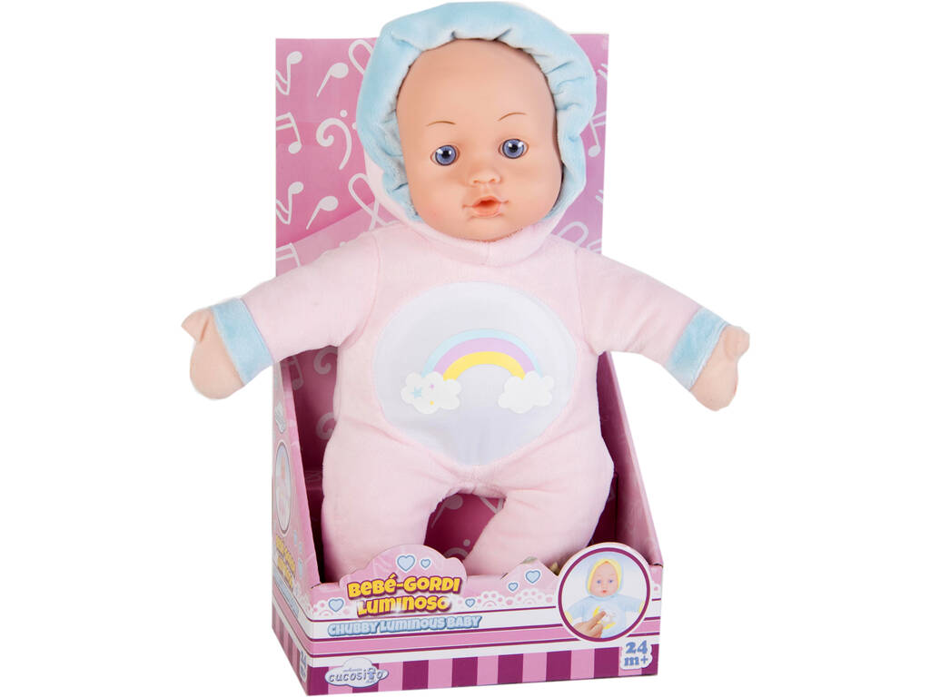 Bambolotto Bebé Gordete Luminoso 30 cm.