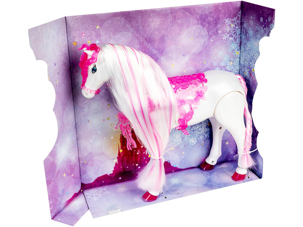 Cavallo Rosa Magico Con Suoni 
