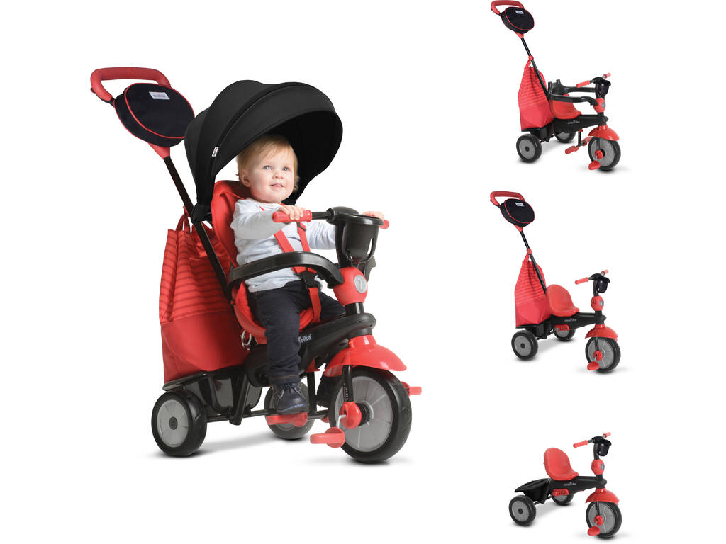 Triciclo 4 en 1 Swing DLX Rojo SmarTrike 6500500
