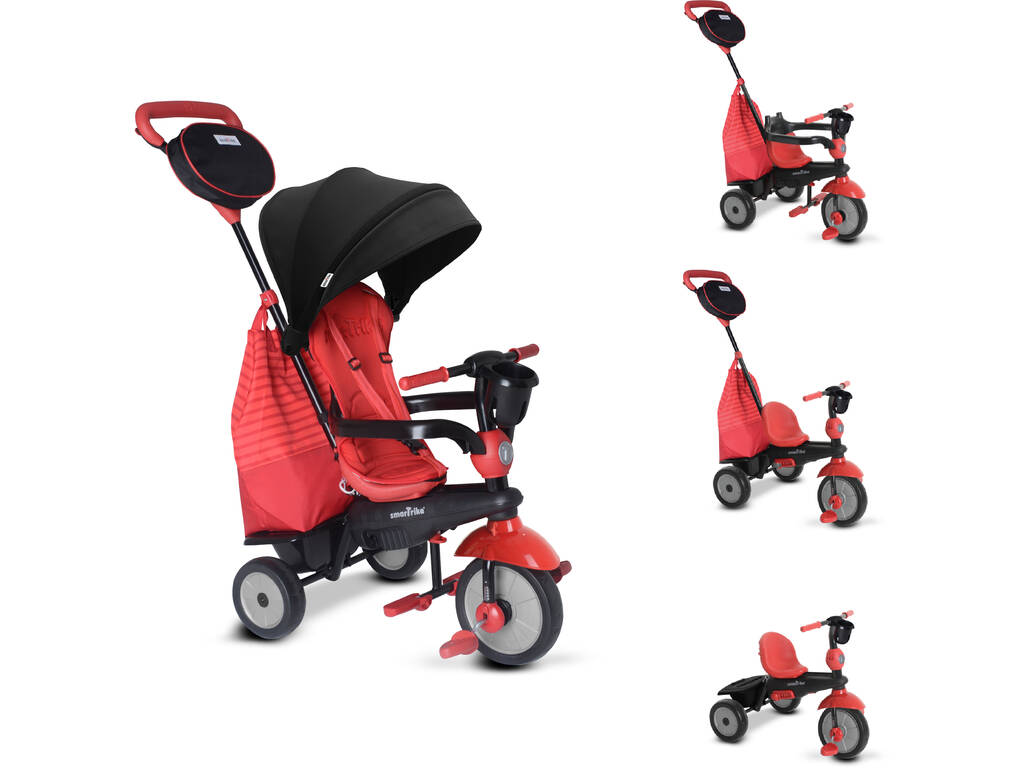 Triciclo 4 en 1 Swing DLX Rojo SmarTrike 6500500