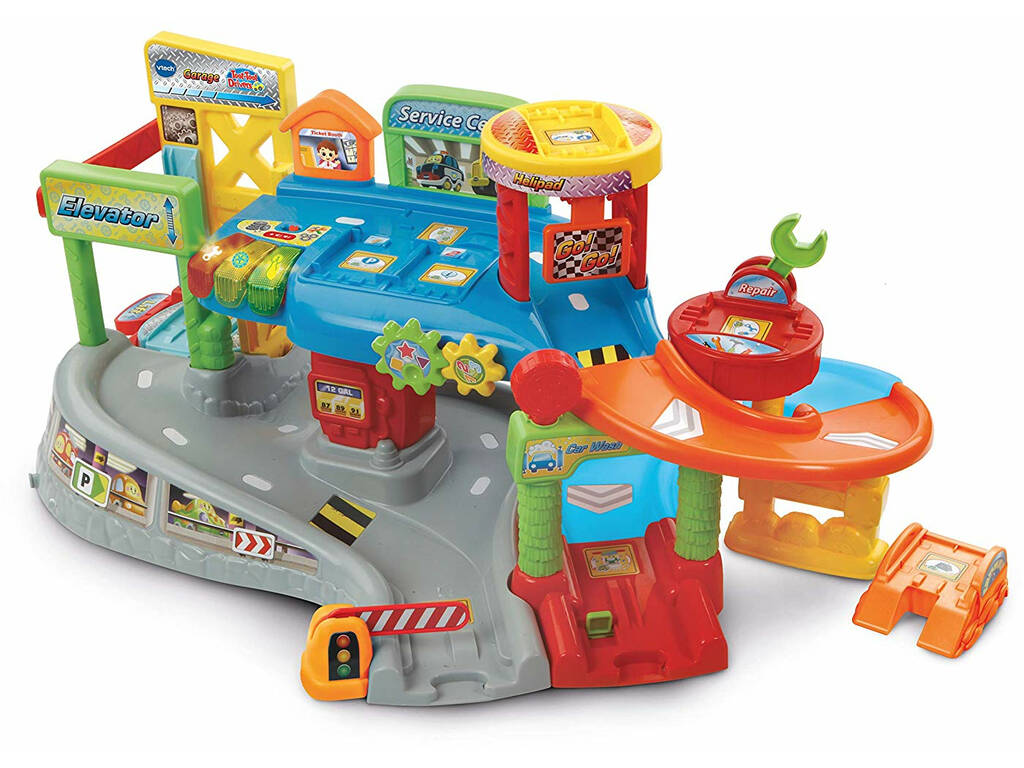 Tut Tut Bolidos Garage Multi-Autowerkstatt mit Capicúa, der Abschleppwagen Vtech 512722