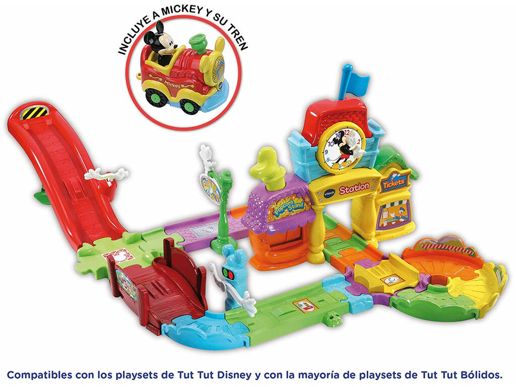  Tut Tut Bólidos Estación De Tren De Mickey Vtech 512222