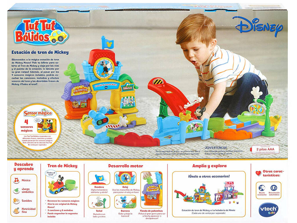  Tut Tut Bólidos Estación De Tren De Mickey Vtech 512222