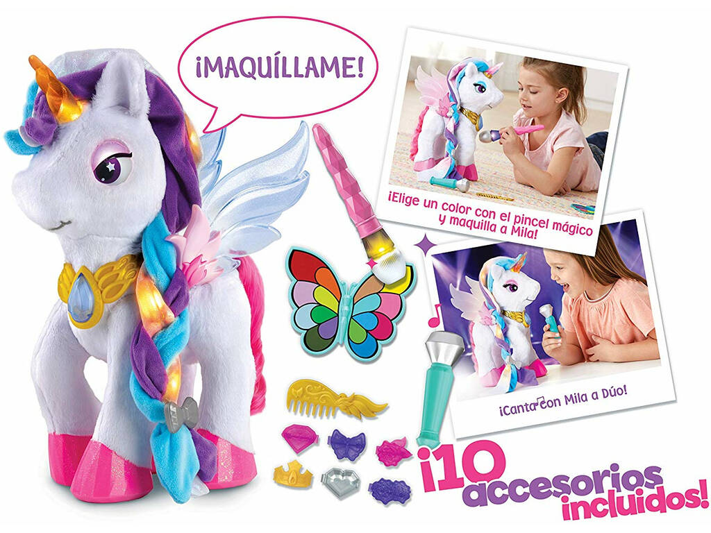 Unicornio Mila e A sua Maquillagem Mágica Vtech 181757